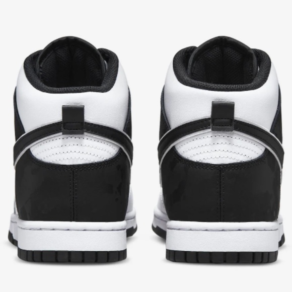 Nike Dunk High Retro SE White Black Camo DD3359 100 - Picture 5 of 8